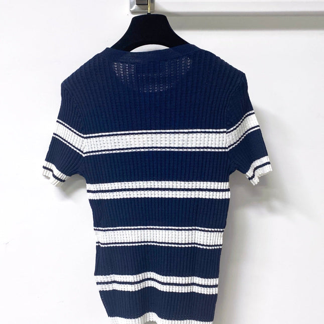 MIUMIU 26S SHORT-SLEEVED SWEATER STYLE 1058