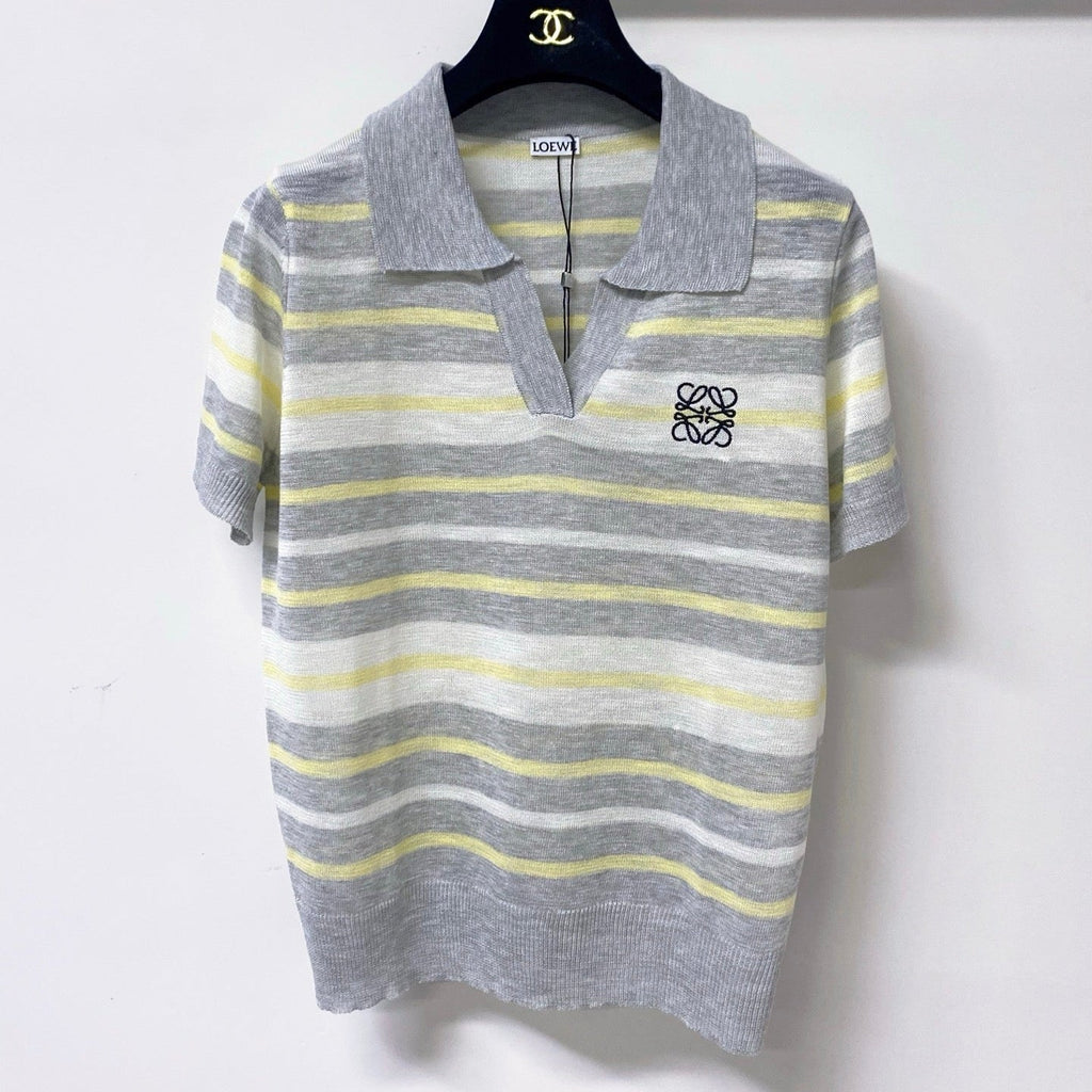 LOEWE 26S KNIT POLO SHIRT 499