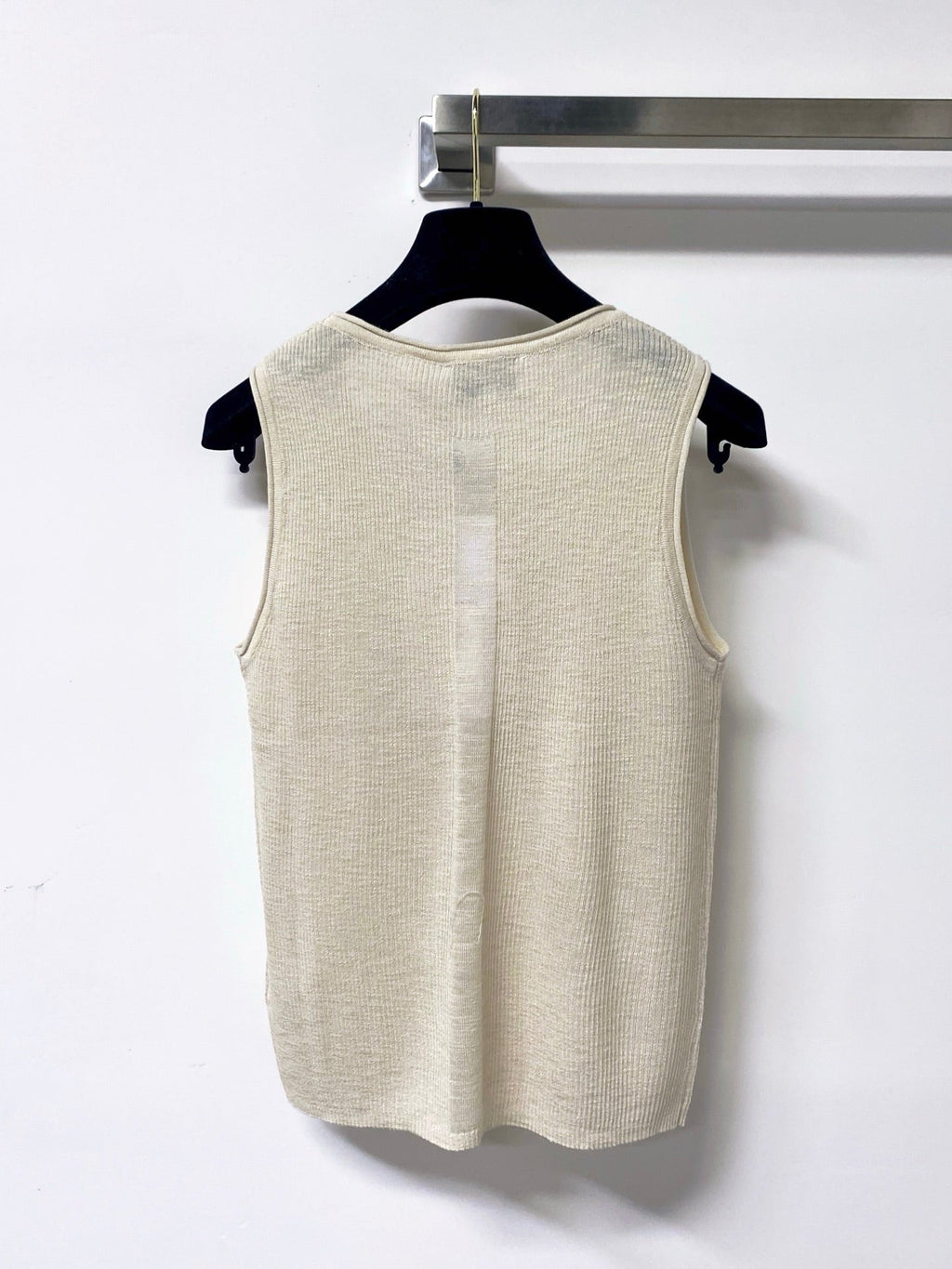 CHANEL 26S KNIT SLEEVELESS TOP STYLE 1203