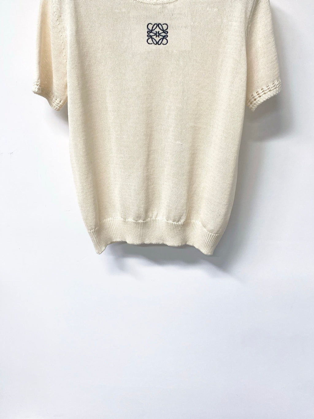 LOEWE 26S SHORT SLEEVE KNIT SWEATER 335