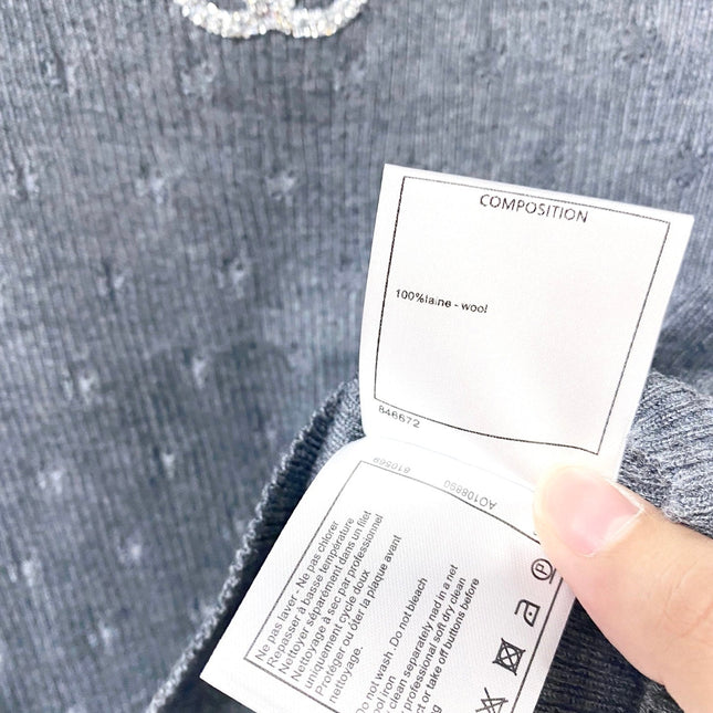 CHANEL 26S KNITTED SLEEVELESS TOP STYLE 1174