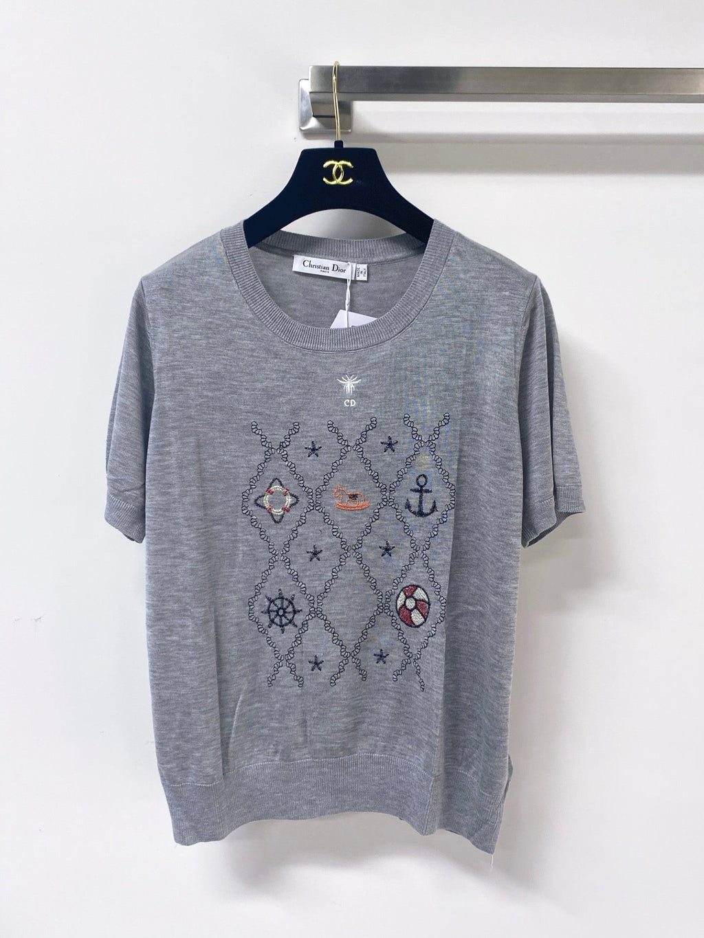 DIOR 26S SHORT-SLEEVED SWEATER 1249