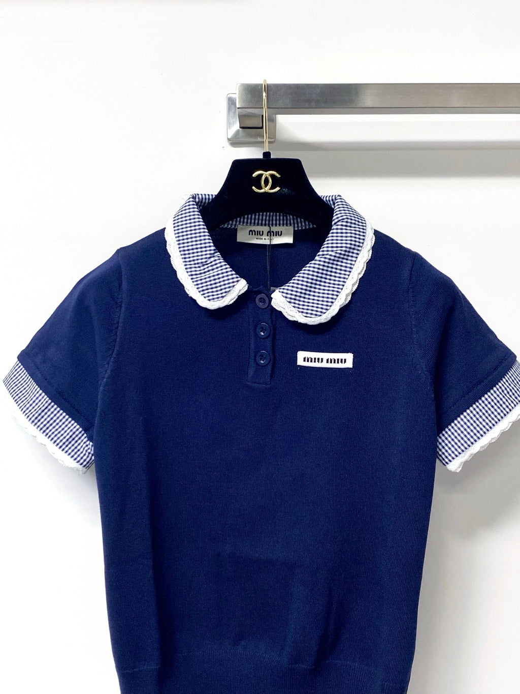 MIUMIU 26S KNIT POLO 1171