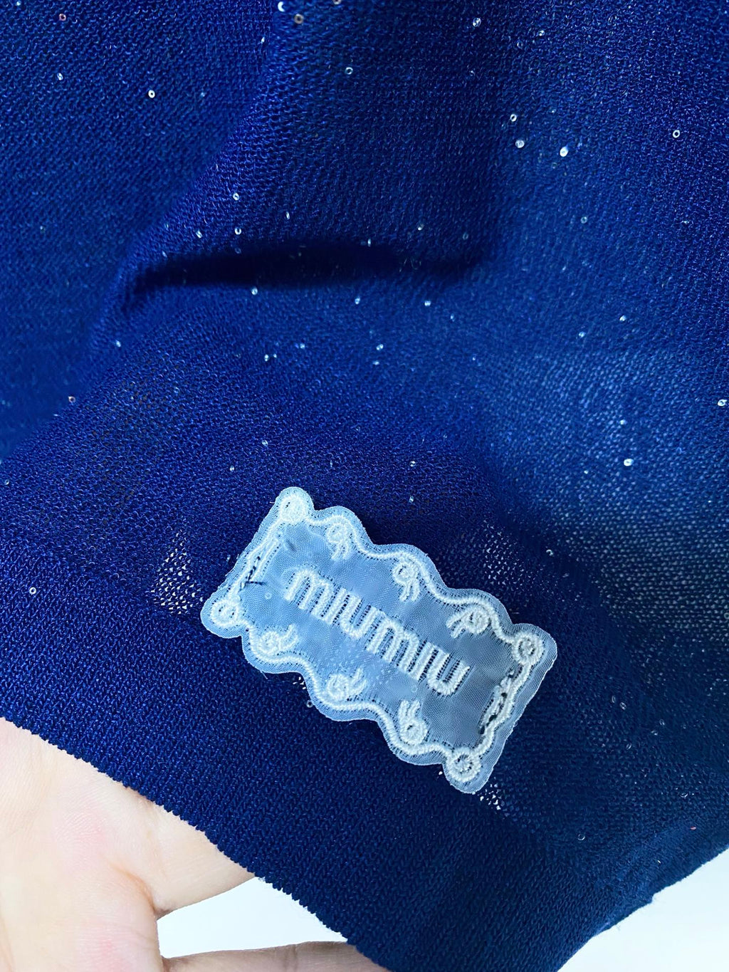 MIUMIU 26S RUFFLED COLLAR POLO SHIRT 1154