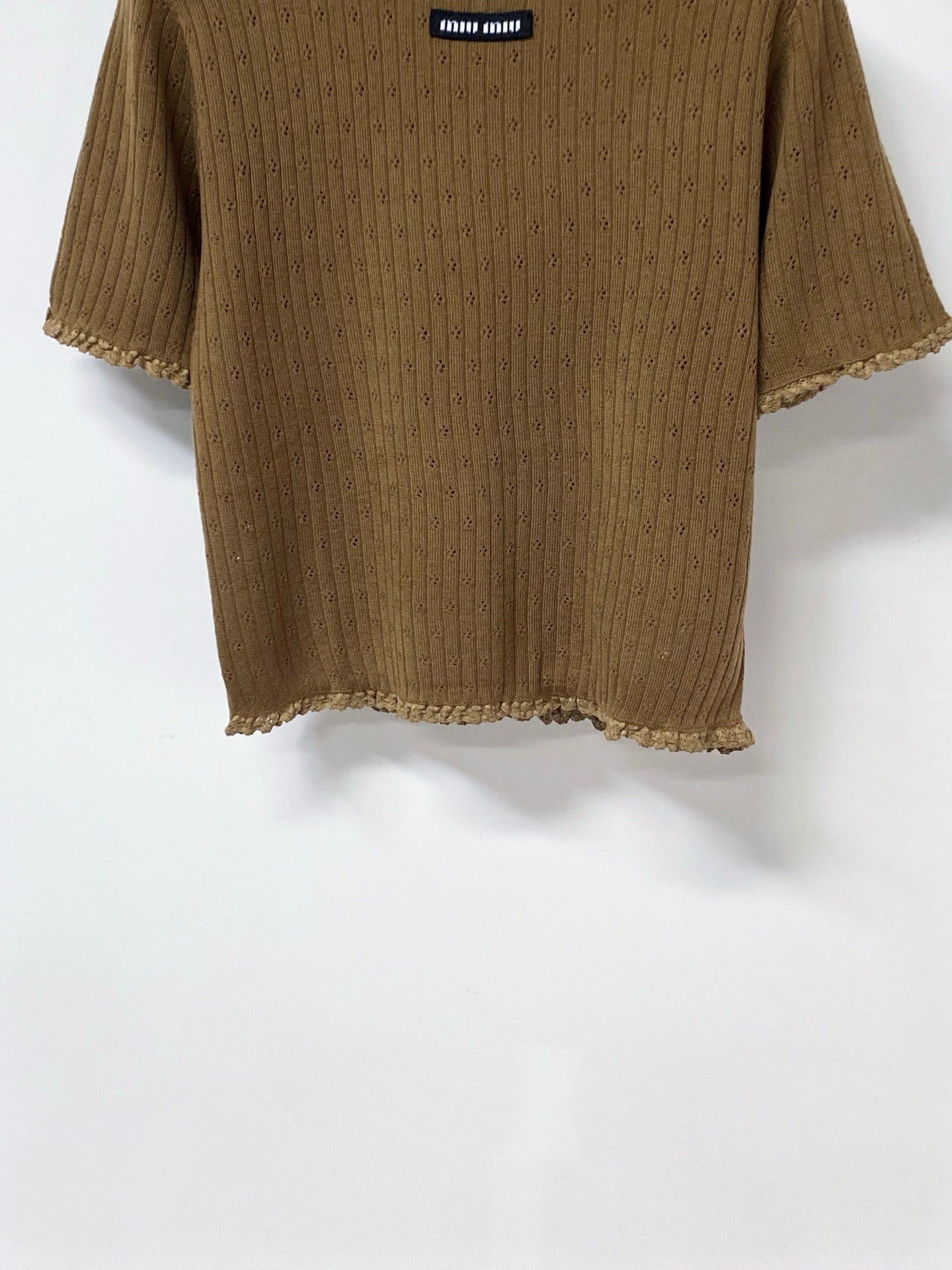 MIUMIU 26S SHORT SLEEVE T-SHIRT 1242
