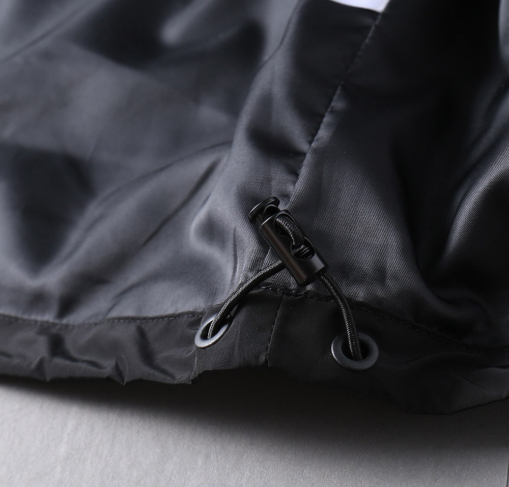 LV HOODED JACKET NAVY BLUE MONOGRAM AND BLACK 239169