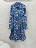 LV BELTED LONG SHIRT DRESS 275181