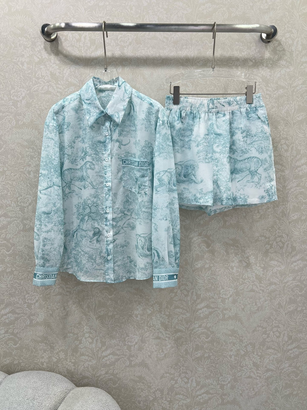DIOR SET LONG-SLEEVE SHIRT AND SHORTS 269954