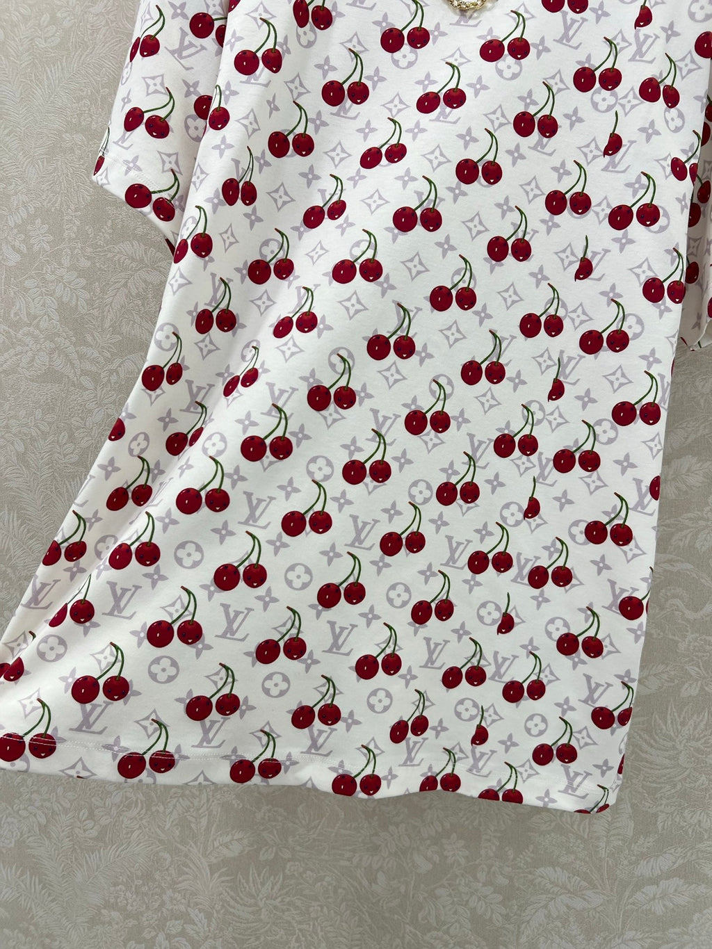 LOUIS VUITTON CHERRY BLOSSOM PRINT T-SHIRT 275068