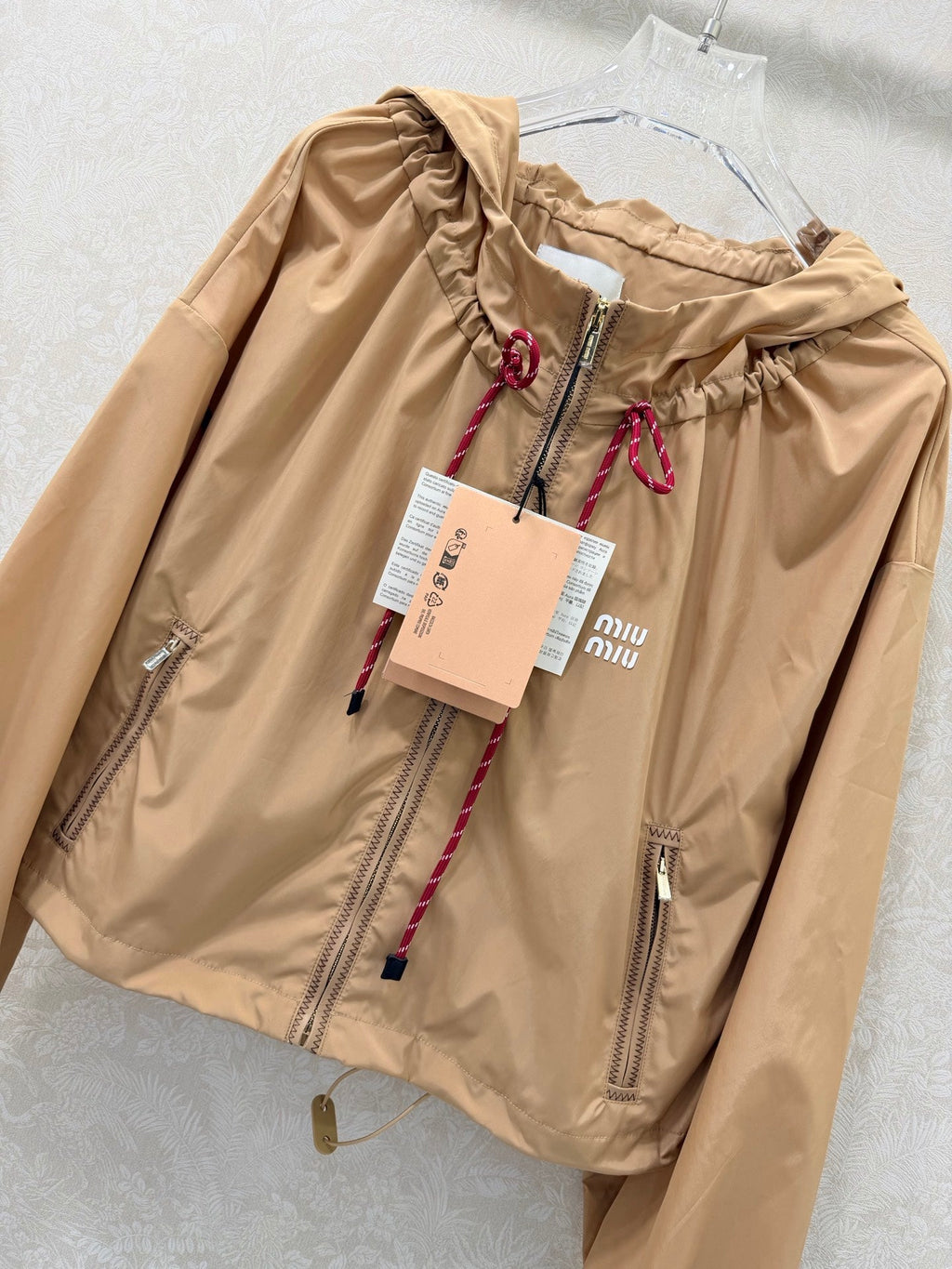 MIUMIU 26S HOODED JACKET 989