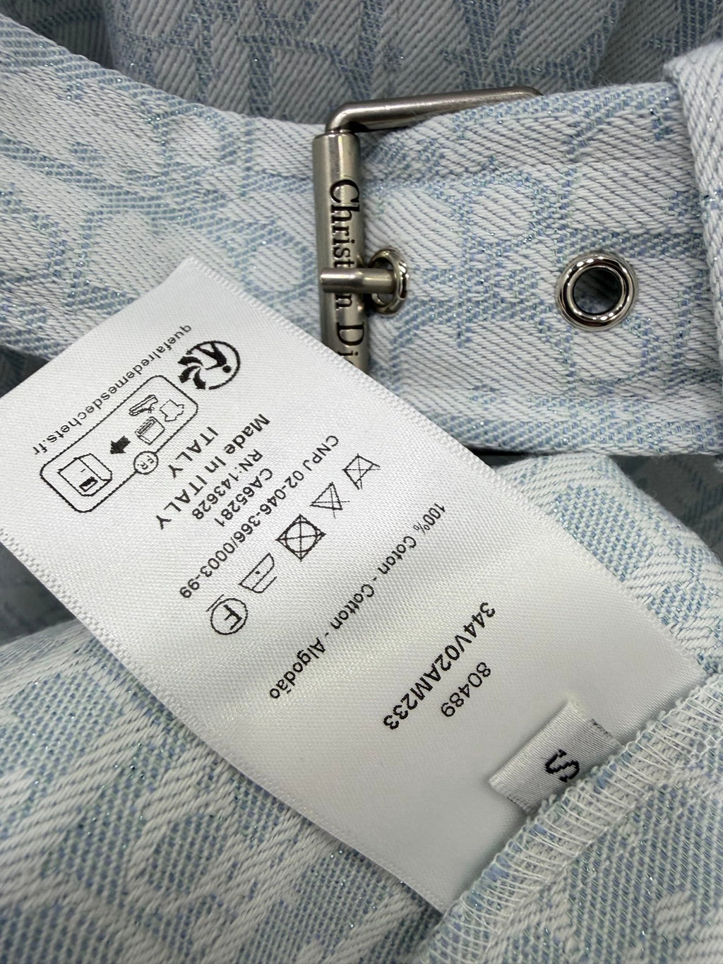 DIOR 26S SLEEVELESS MONOGRAM PRINT DRESS 1218
