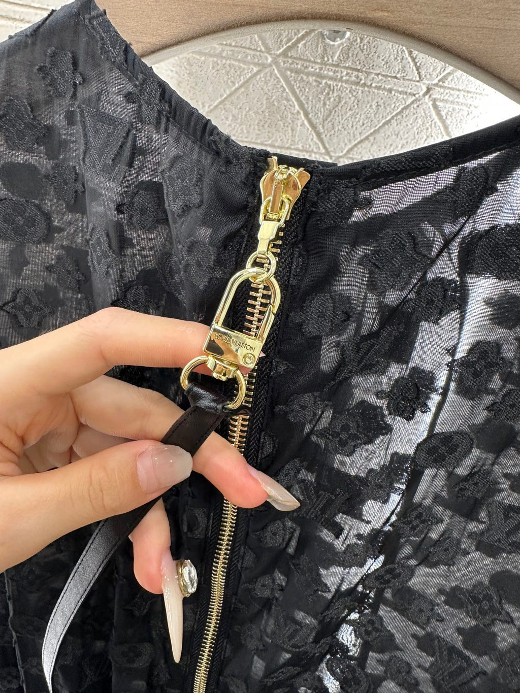 LV 25S SLEEVELESS JACQUARD DRESS 265590