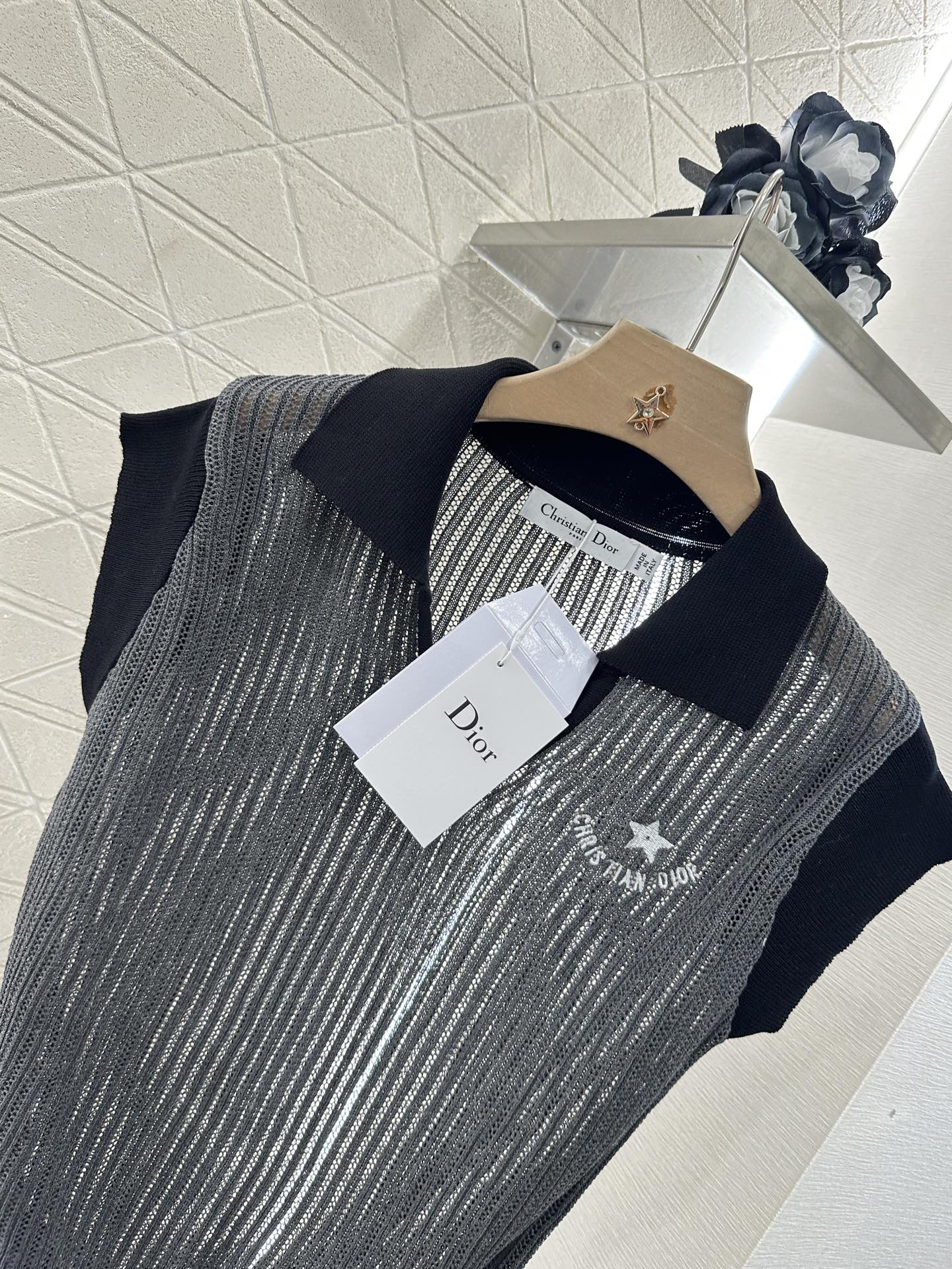 DIOR V-NECK KNIT SWEATER 276685