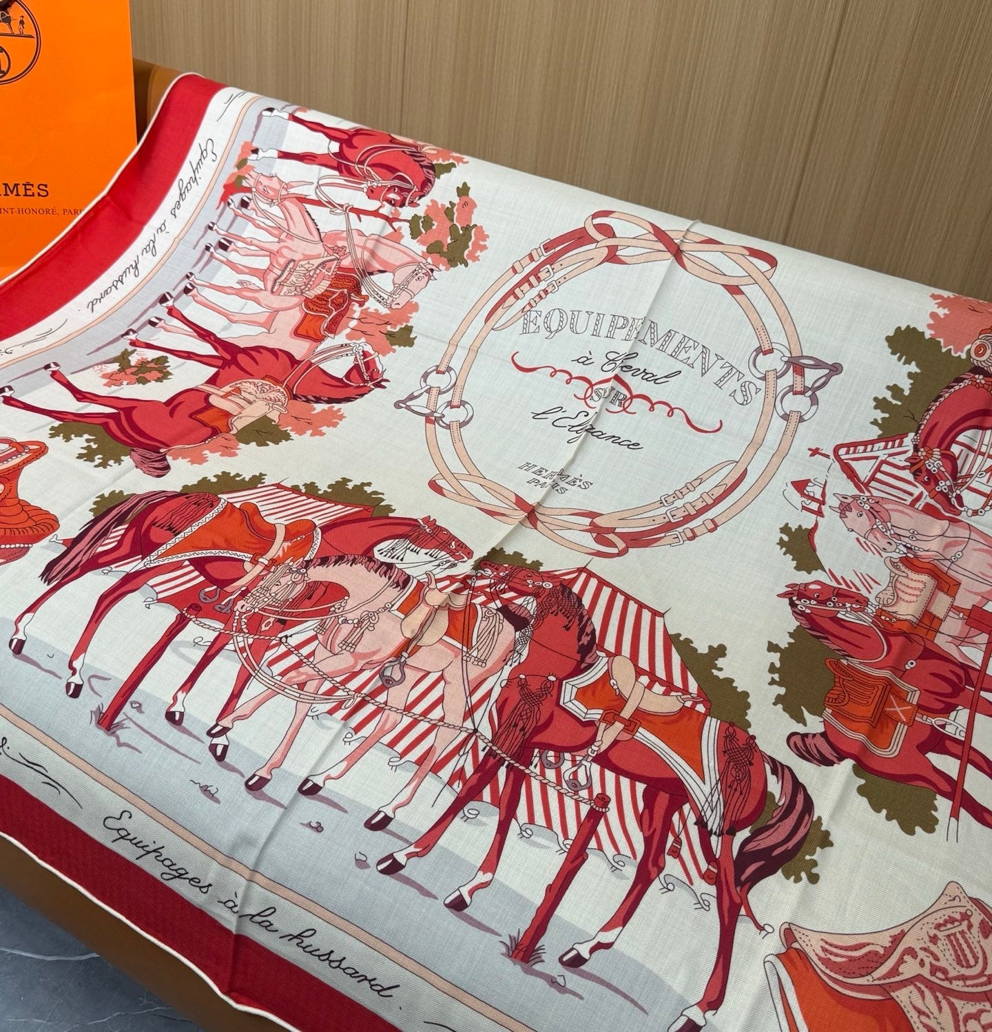 HERMES 26S SCARF 140 IN CASHMERE AND SILK 305962