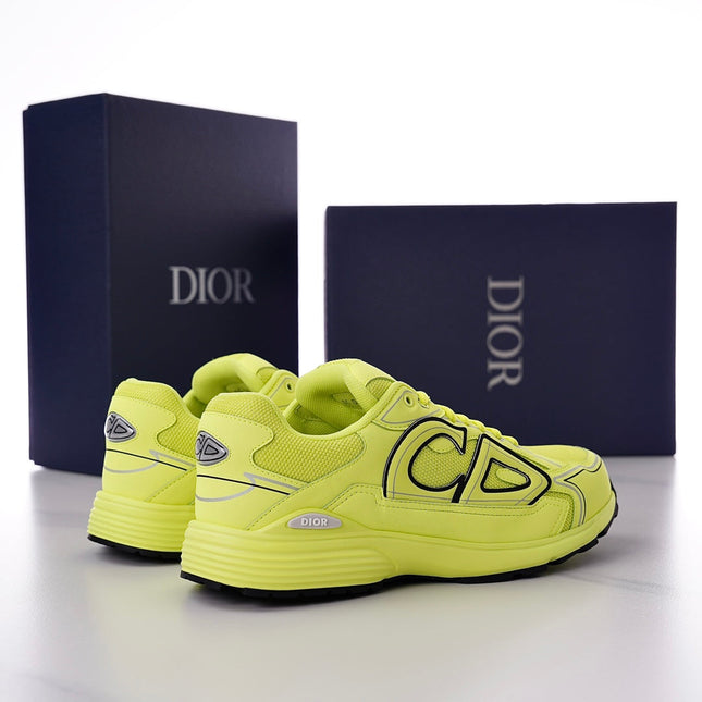 CD B30 SNEAKER CHARTREUSE MESH FABRIC