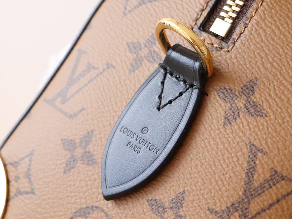 LV 26S SPEEDY TRUNK 20 IN BROWN AND BLACK MONOGRAM CANVAS