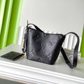 ALL IN BB 18 IN BLACK EMBOSSED COWHIDE GOLD LOCK