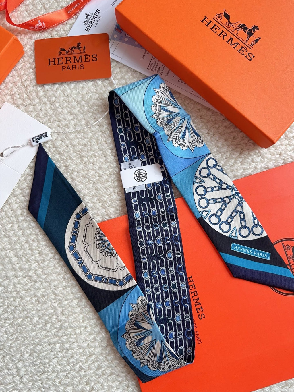 HERMES 26S SCARF 86 IN SILK 309604
