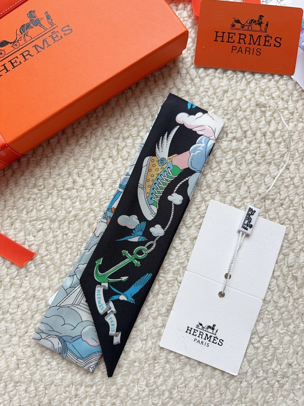 HERMES 26S SCARF 86 IN SILK 309630