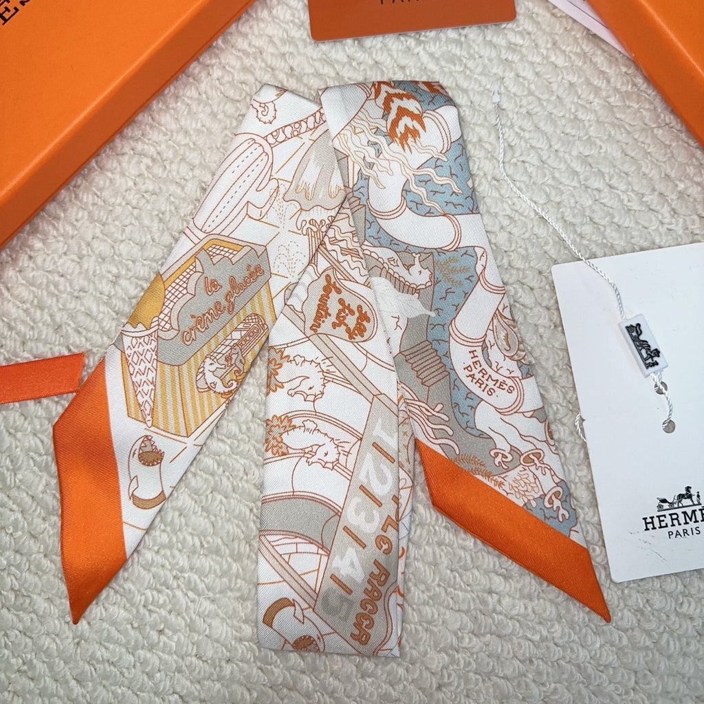 HERMES 26S SCARF 90 IN SILK 309654