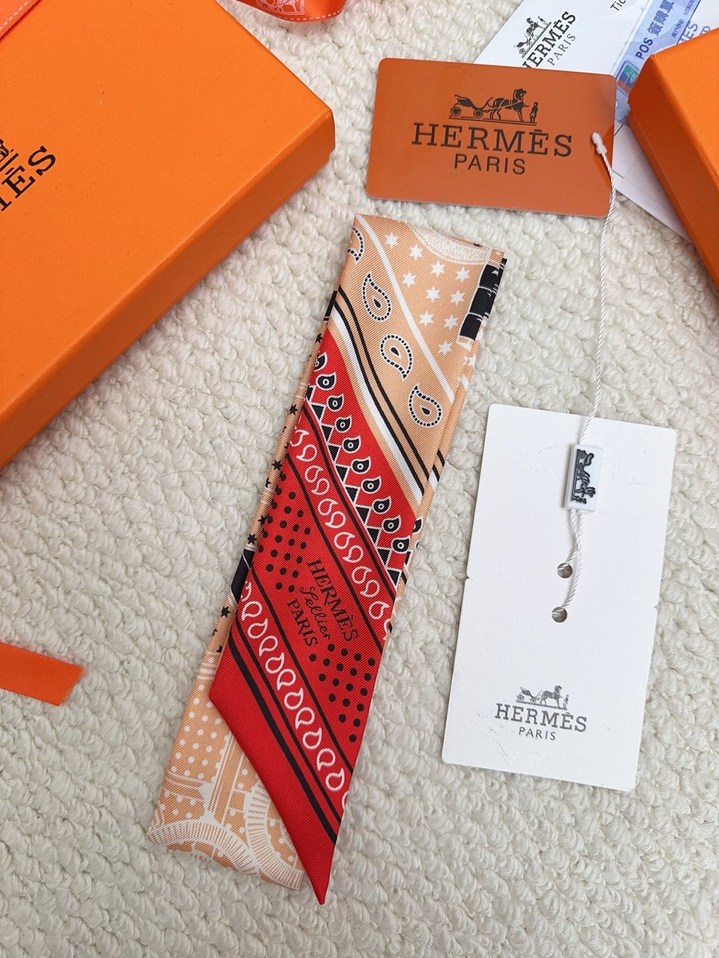 HERMES 26S SCARF 90 IN SILK 309659