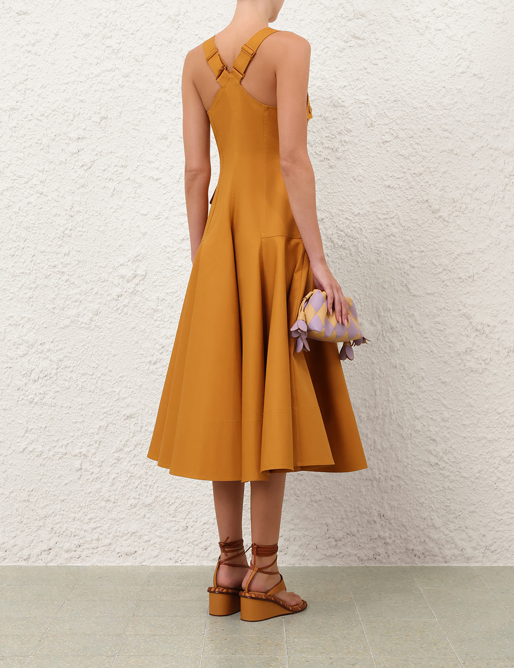 ZIMMERMANN 26S UTILITY MIDI DRESS STYLE 253