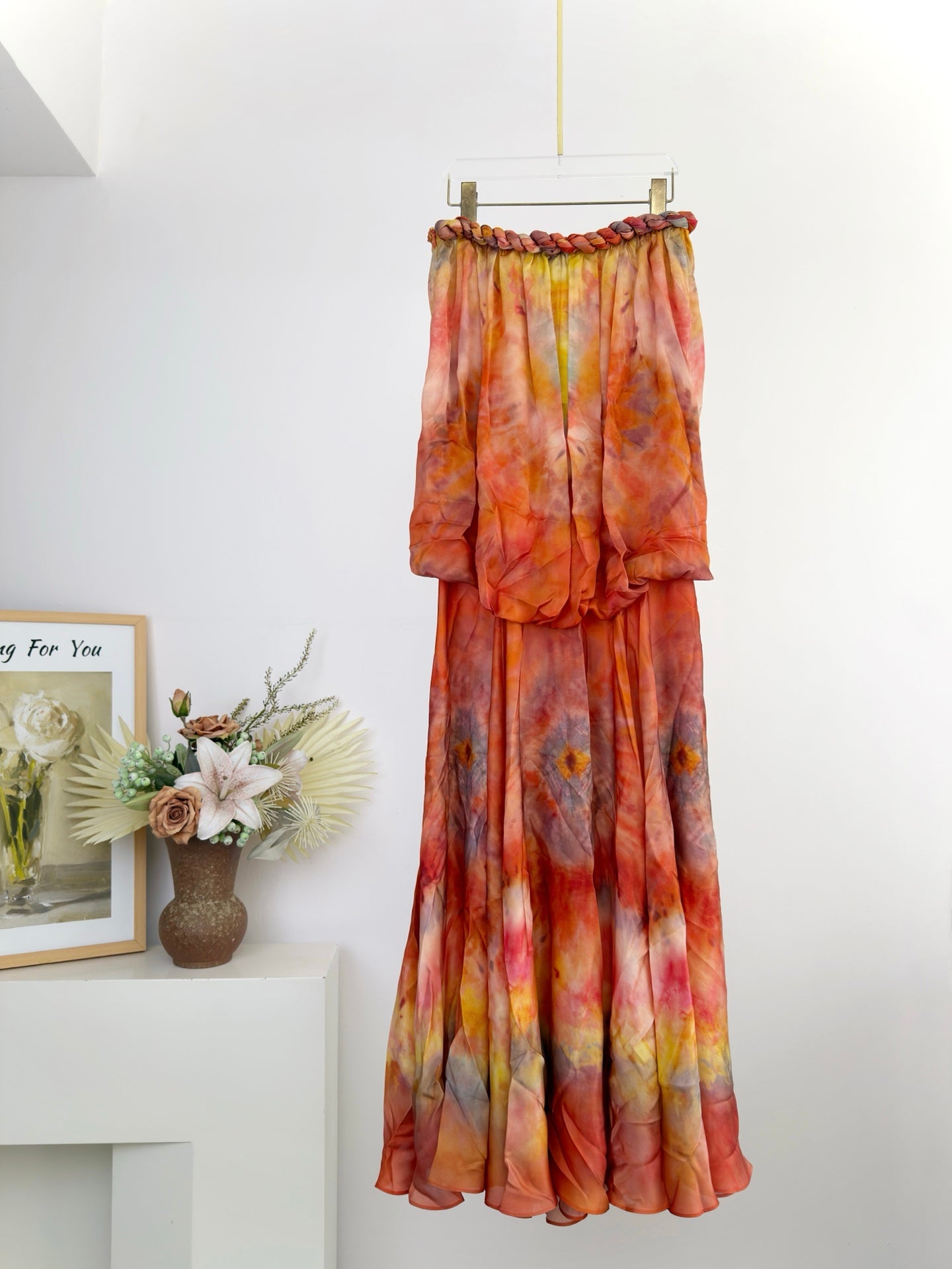 ZIMMERMANN 26S TIE DYE HALTER MAXI DRESS STYLE 249