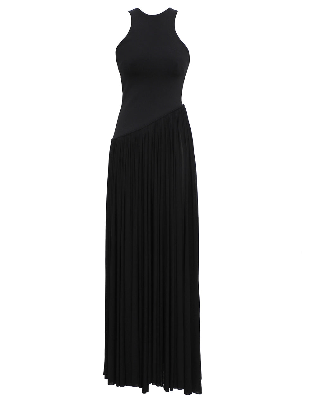 ZIMMERMANN 26S PLEATED HALTER MAXI DRESS STYLE 172