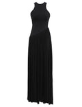 ZIMMERMANN 26S PLEATED HALTER MAXI DRESS STYLE 172