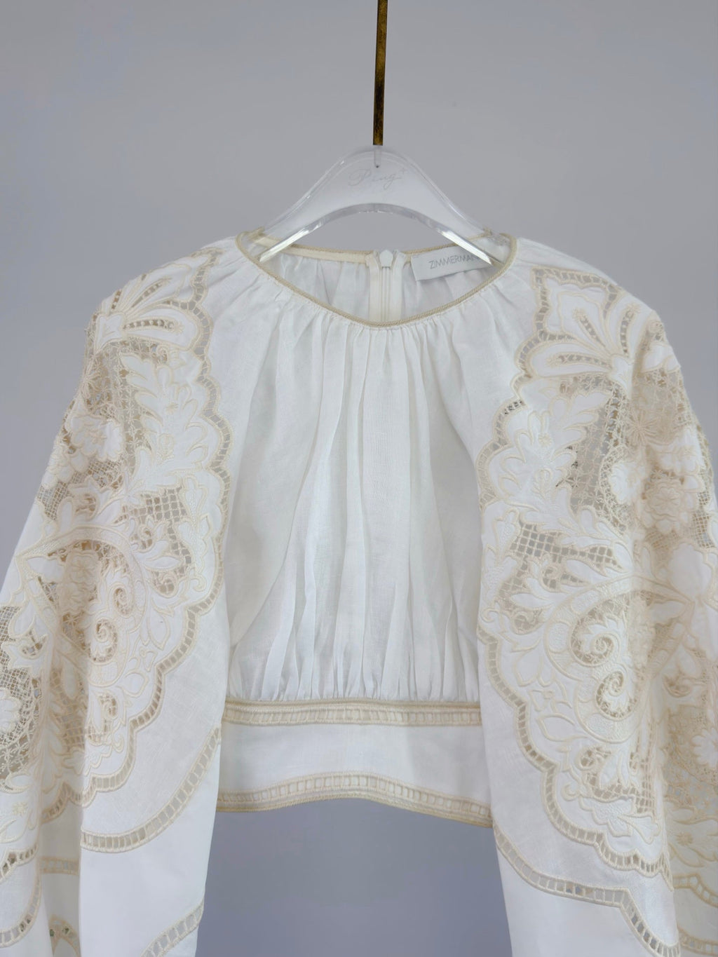 ZIMMERMANN 26S ROUND NECK CROP TOP STYLE 153