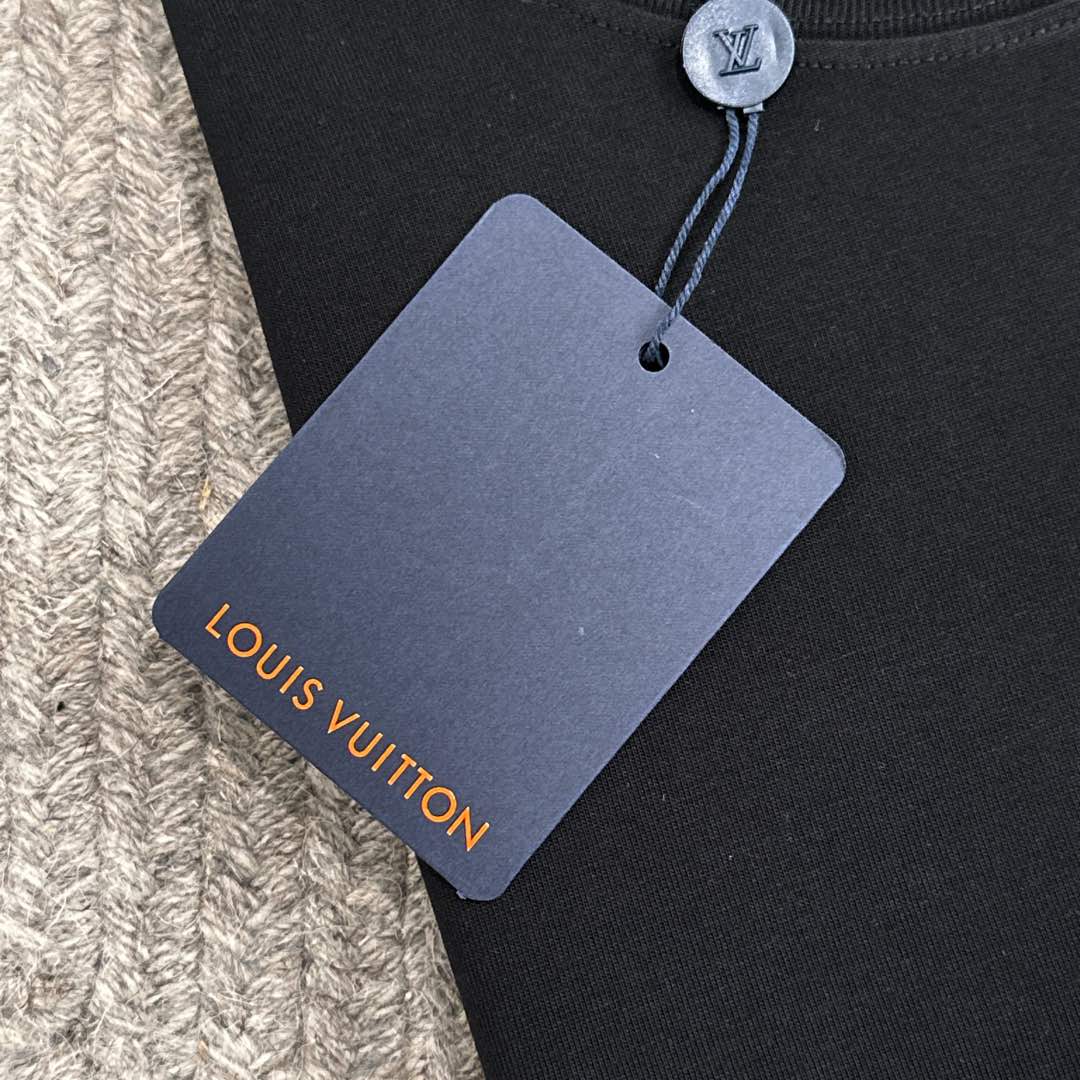 LV BLACK COTTON T-SHIRT 238909