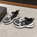 CC CLASSIC SNEAKER IN BLACK MIX WHITE LAMBSKIN