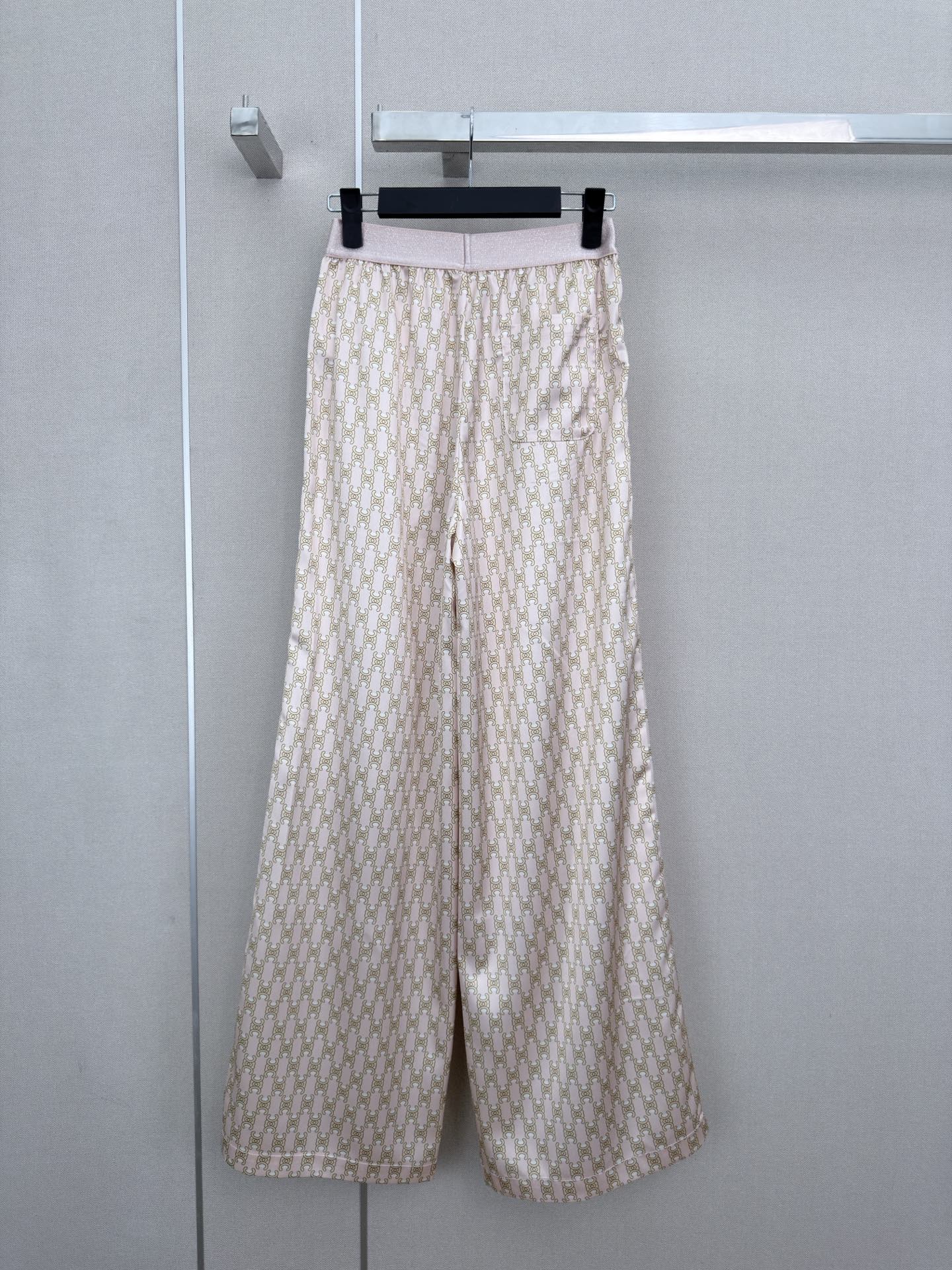CELINE 26S ELASTIC WAIST WIDE LEG PANTS 338