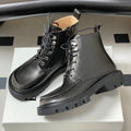 LOEWE 26S ANKLE BOOTS IN DARK OLIVE GRAY CALFSKIN