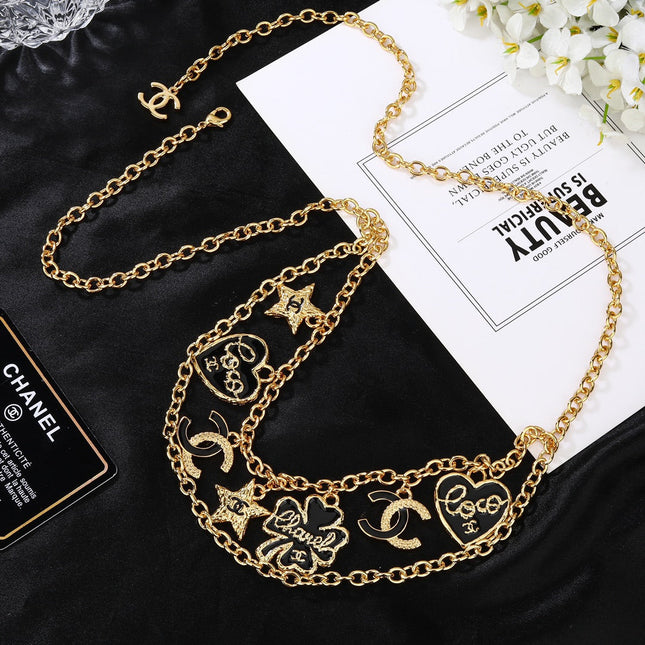 CHANEL 25S GOLD CHAIN BELT 611795