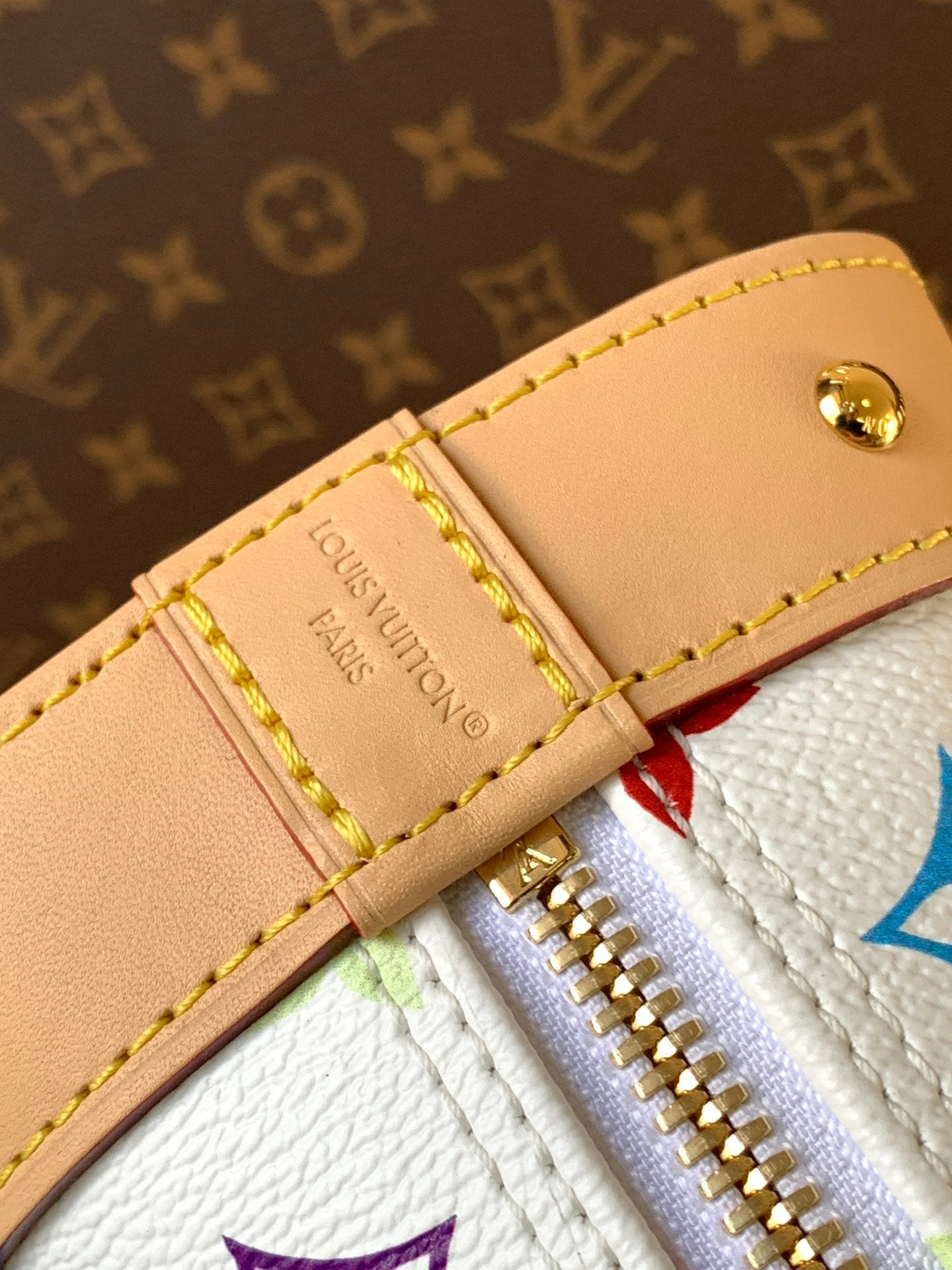 LV 26S ALMA BB BAG 23 IN WHITE MONOGRAM CANVAS