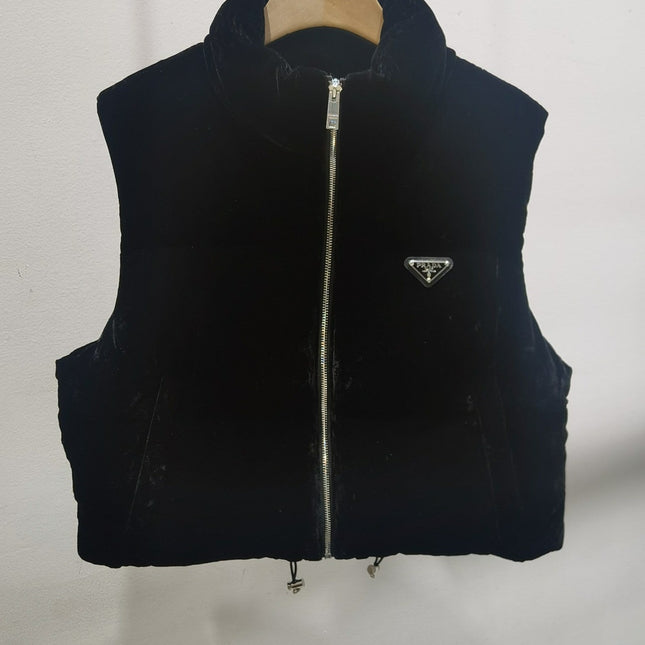 PRADA 25S VELVET VEST 572