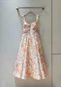 ZIMMERMANN 26S FLORAL MIDI DRESS STYLE 242