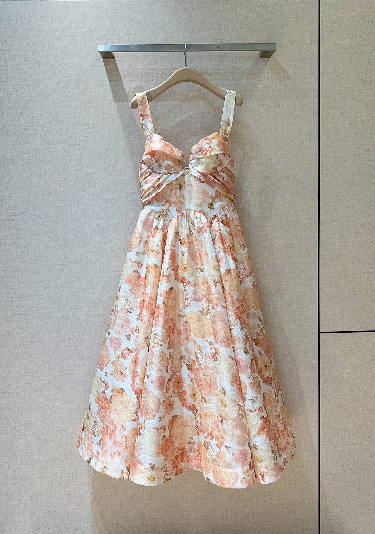 ZIMMERMANN 26S FLORAL MIDI DRESS STYLE 242