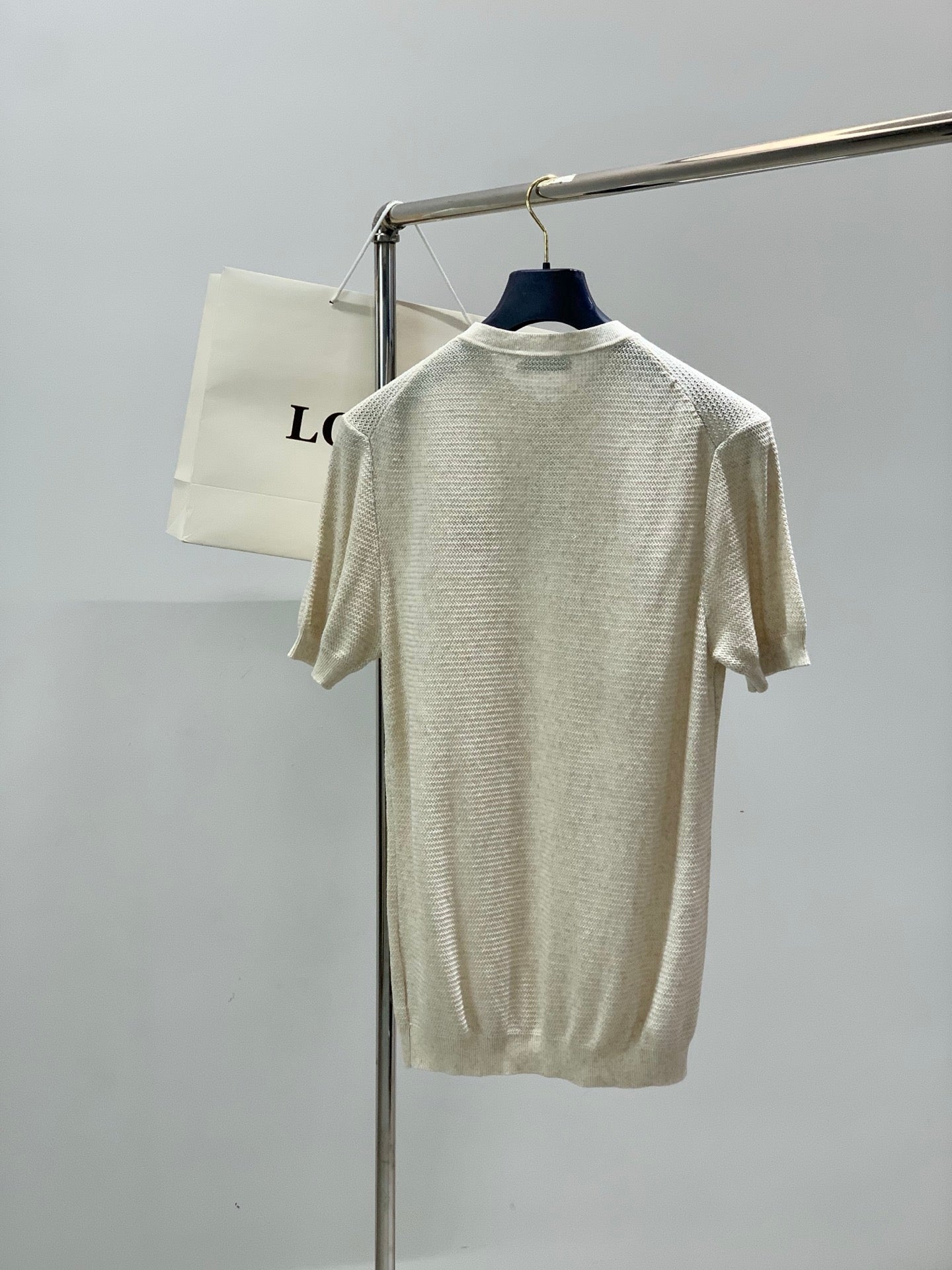 LOEWE 26S KNIT CREWNECK T-SHIRT 405