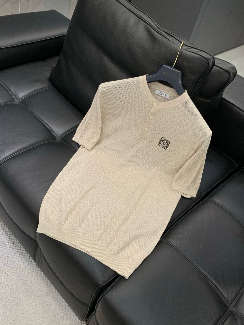 LOEWE 26S KNIT CREWNECK T-SHIRT 405