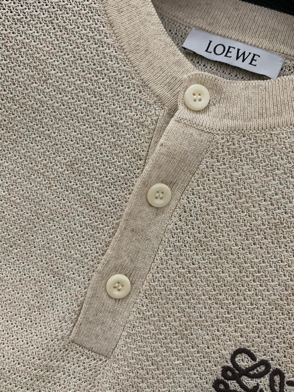 LOEWE 26S KNIT CREWNECK T-SHIRT 405