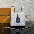 LV ATLANTIS BB 17 IN WHITE MONOGRAM COATED CANVAS