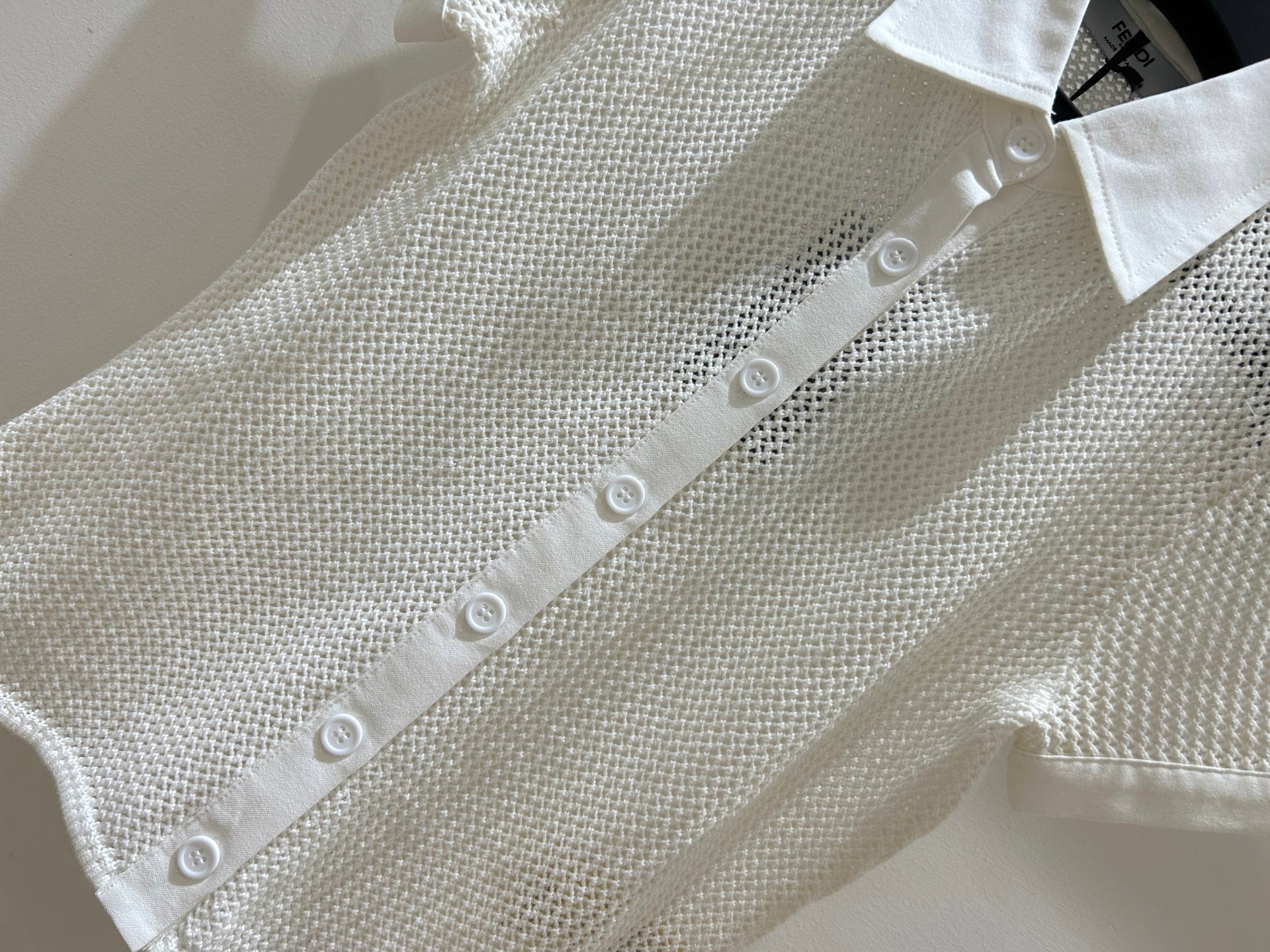 FENDI 26S SHORT SLEEVE KNIT SHIRT 061