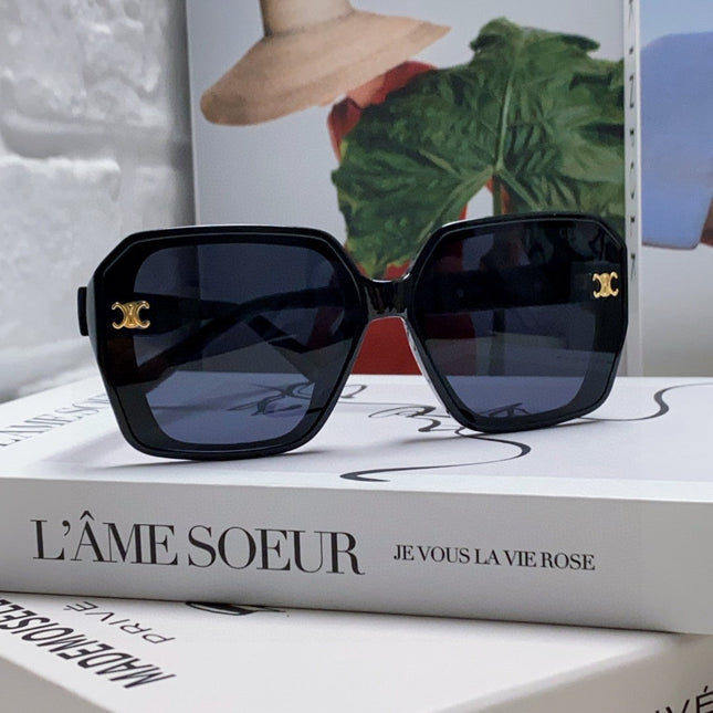 TRIOMPHE SUNGLASSES 548595 IN BLACK ACETATE