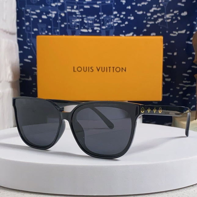 CAT EYE SUNGLASSES 571652 IN BLACK ACETATE