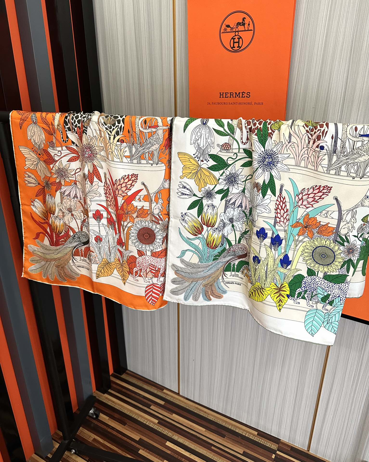 HERMES 25S SCARF 90 IN SILK 735741