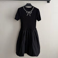 VALENTINO 26S SHORT SLEEVE KNIT DRESS 213