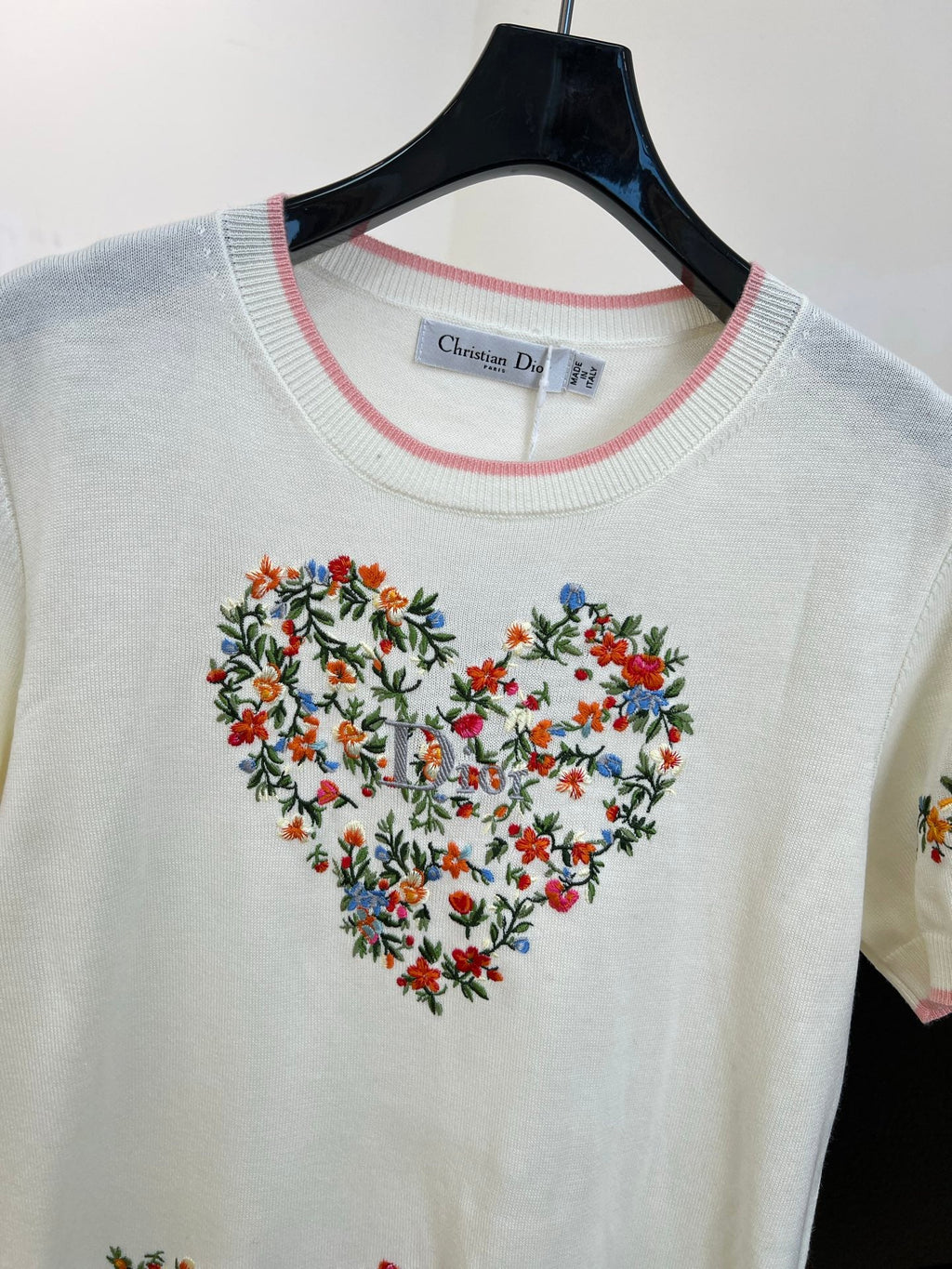 DIOR 26S SHORT-SLEEVED KNIT T-SHIRT 950