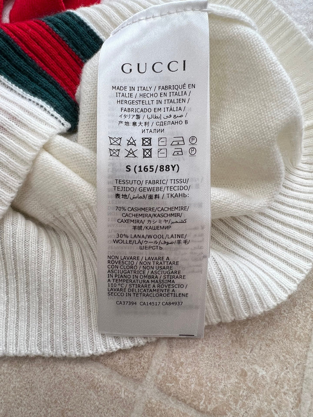 GUCCI 26S SLEEVELESS SWEATER 80